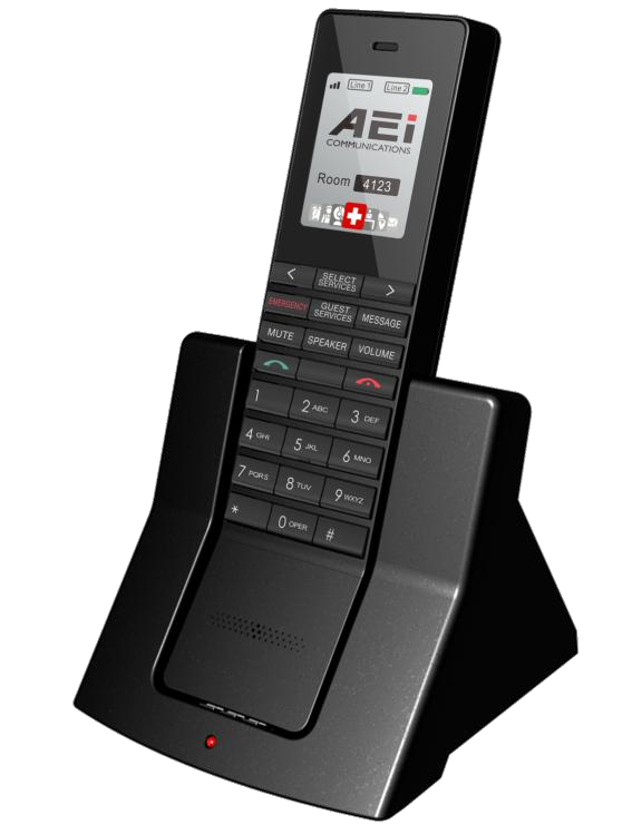 AEi VX-8208 Series Cordless DECT Hotel Phone
